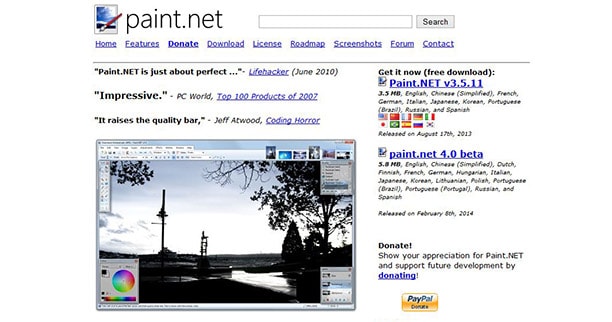 Paint.net, alternative gratuite à photoshop